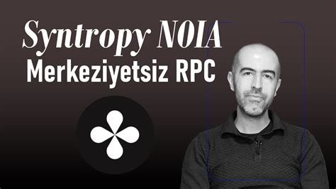 Syntropy (NOIA) İnternetin Geleceği